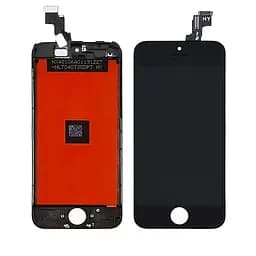 Дисплей для Apple iPhone 5C з чорним тачскрином HC