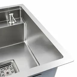 Кухонна мийка Platinum прихована нержавійка TZ 40x50, Нержавіюча сталь - мініатюра 8
