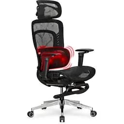 Крісло Mealux M10 Air Massage з масажним ефектом Black (HF-M10 M/BB) - мініатюра 5