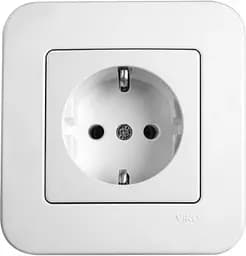 Розетка із заземленням VIKO Rollina біла (90420008)