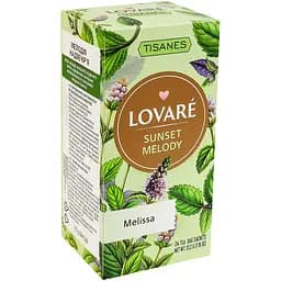 Чай Lovare Tisanes Sunset Melody з листя меліси 31.2 г (24 шт. х 1.3 г)