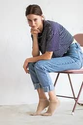 Набір 4 пари коротких кольорових шкарпеток ORGANIC cotton безшовні JILL ANTONY 38-40 box - мініатюра 6