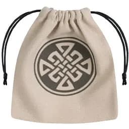 Мішечок для кубиків Q-Workshop Celtic Beige & black Dice Bag (BCEL101)