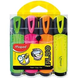 Текстовый маркер Maped Fluo Peps Classic 4 шт. (MP.742547)