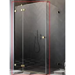 Душові двері Radaway Essenza Pro KDJ 90x200 ліва, безпечне скло, прозоре, золота (10097090-09-01L)