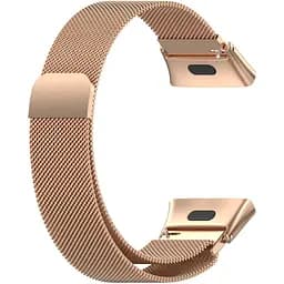 Ремінець DK для Xiaomi Redmi Watch 3 Metal Milanese Loop Magnetic (rose gold) - мініатюра 2