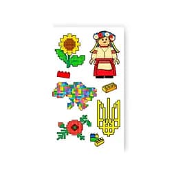 Набор временных татуировок Мини конструктор Tattooshka L-59