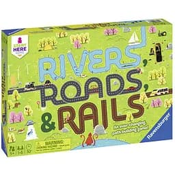 Настільна гра Ravensburger Річки, дороги та рейки (Rivers, Roads&Rails) (22053)