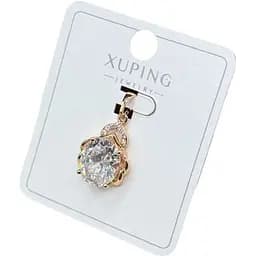 Жіночий кулон-підвіска з великим кристалом Xuping з медичного золота з покриттям справжнім золотом 18K