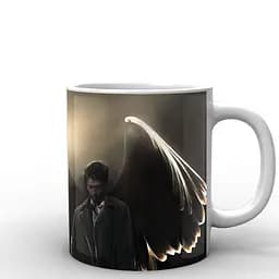 Кухоль GeekLand Supernatural Кастіель SN.02.031 330 мл білий