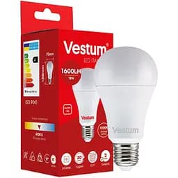 Светодиодная лампа Vestum A70 18W 4100K 220V E27 1-VS-1110