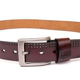 Ремінь шкіряний Vintage чоловічий 115х3,6 см acs0016956 - мініатюра 2