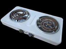 Плита двухконфорочная электрическая кухонная Електрон ЭПЧ-2-2,0 настольная переносная электроплита спиральная