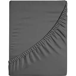 Простыня на резинке LeLit поплин L-2051 180х200 см серая (le2000000300139)