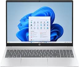 Ноутбук HP OmniBook 5 16-af1024ua 16" 2K IPS, 300n/U7-255U (5.2)/16Gb/SSD512Gb/Intel Gr/Підсв/DOS/Сріблястий (C9RS5EA)