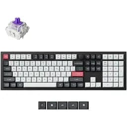 Клавіатура бездротова Keychron Q6 HE Magnetic Switch Black RGB (Q6H-M1-UA)