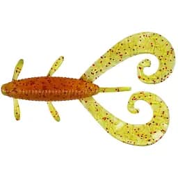 Силікон Reins G-Tail Twin 3" 566 Motor Oil Red Flake (8 шт/уп)