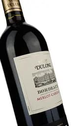 Вино Dulong Bordeaux Merlot-Cabernet, червоне, сухе, 12-12,5%, 0,75 л - мініатюра 3