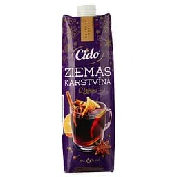 Напиток винный Cido Согревающий яблочный красный 1 л