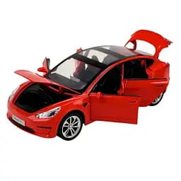 
Машинка металева Tesla Model 3 1:24 АВТОПРОМ світло звук двері AP7728 - мініатюра 4