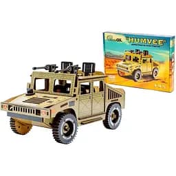 Деревянный 3D конструктор Humvee PuzzleOk Puz-00927 100 деталей
