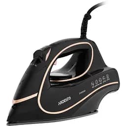 ARDESTO Праска IR-B2235, 2400Вт, 450мл, паровий удар, керам. підошва, чорно-золотий