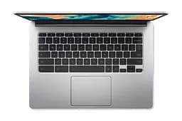 Ноутбук Acer Chromebook CB314-2H 14' FHD IPS, MediaTek MT8183, 8GB, F128GB, UMA, ChromeOS, сріблястий (NX.AWFEU.001) - мініатюра 10