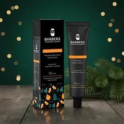 Парфумований новорічний крем для рук Tobacco & Patchouli Barbers 50 мл - мініатюра 2