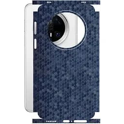 Защитная пленка StatusSKIN для Huawei Mate 70 Pro Plus Корпус Винил Соты синие