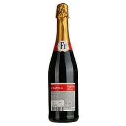 Напій винний Fratelli Fragolino Rosso червоний напівсолодкий 6-6.9% 0.75 л - мініатюра 2