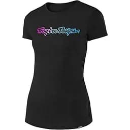 Футболка TLD Wmns Signature Tee Black M Troy Lee Designs (1106-753807003)