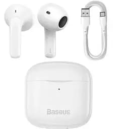 Блютуз Стерео Гарнитура Baseus NGTW080202 TWS Белый