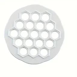 Пластикова пельменниця (форма для приготування пельменів) Ø21 см на 19 пельменів, Kitchen Master 87560