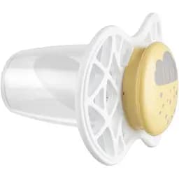 Пустушка Nuvita 7084 Air55 Cool ортодонтична 6m+ LOVE жовто-сіра NV7084SC