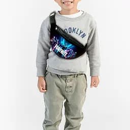 Сумка-бананка детская Фортнайт "Fortnite"с принтом ,32х15см,сумка для мальчика  через плечо (00209)