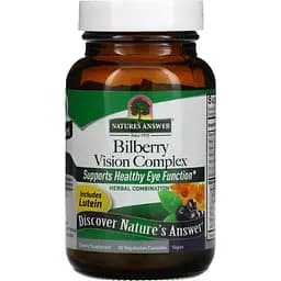 Комплекс для зрения Nature's Answer Bilberry Vision Complex 60 вегетарианских капсул