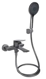 Змішувач для ванни Qtap Vlasta New QTVLA259GMB45643 Gunmetal Black PVD - мініатюра 2