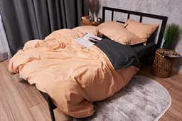 Комплект постільної білизни Moon&Star Бязь Gold Люкс Gray Cream Дитячий 110x140 см наволочки 2x40x60 см - мініатюра 5