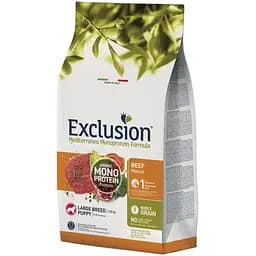Корм Exclusion Puppy Beef Large Breed для цуценят великих порід з яловичиною 1кг (на вагу)