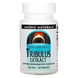 Трибулус Source Naturals Tribulus Extract 750 mg, 60 таблеток