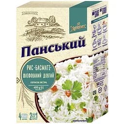 Рис Басматі Хуторок Панський шліфований довгий 400 г