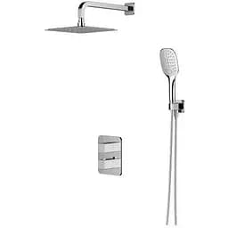 Душова система прихованого монтажу з термостатом Omnires Parma chrome SYSPM11CR, Хром