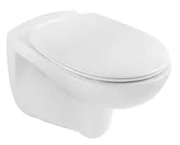 Унитаз подвесной безободковый Kroner KRP-A534UF Rimless 410х355х555 мм, сиденье Slim Duroplast/Soft-close/Quick relase (CV031644)