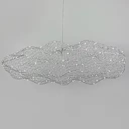 Декоративна люстра-хмаринка LED CLOUD у білому корпусі 80х45 см | Арт. MJ 83-800 WT | Line F