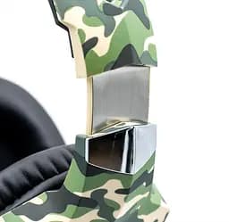 Дротова гарнітура Onikuma Gaming with LED K8, USB, 3.5mm, 2.2m, Camouflage-Green - мініатюра 6