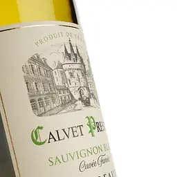 Вино Calvet Prestige Sauvignon Blanc Cuvee Fumee Bordeaux AOC біле сухе 0.75 л - мініатюра 3