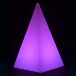 Світильник Brille з акумулятором LED RGB пластиковий Піраміда - мініатюра 3