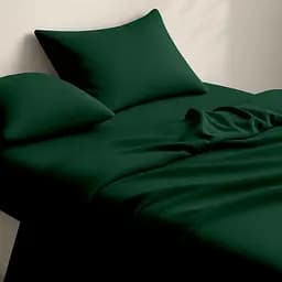 Простирадло Cosas на резинці фланель 100х200 pine, зелений (Flannel_59Pine_100x200x20) - мініатюра 5