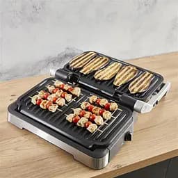 Гриль Tefal притискний OptiGrill 4in1 XL 2200Вт з'ємні пластини форма для випічки метал (GC784D30) - мініатюра 7