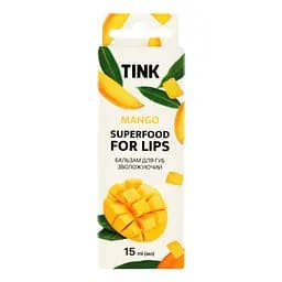 Бальзам для губ Tink Superfood For Lips Mango зволожувальний 15 мл - мініатюра 3